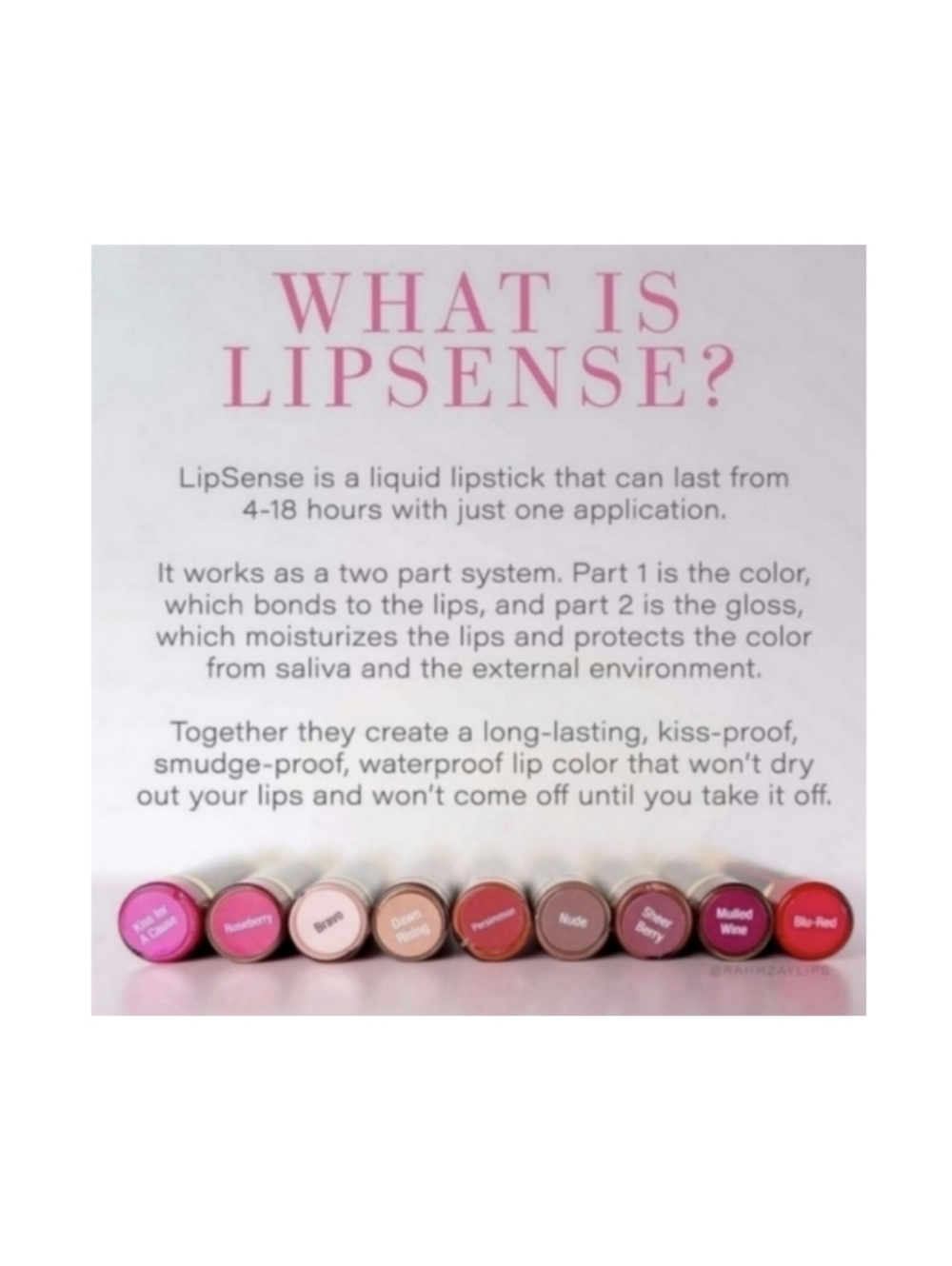 LAST ONE! BLU-RED LipSense - Picture 3 of 5